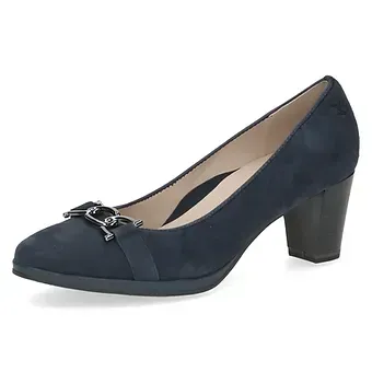 Caprice - Ocean Suede Court Shoe Caprice - Ocean Suede Court Shoe