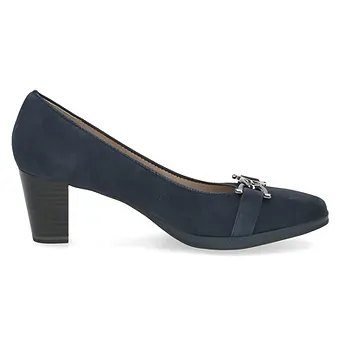 Caprice - Ocean Suede Court Shoe
