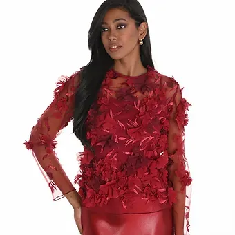 Frank Lyman imperial red Top 259270