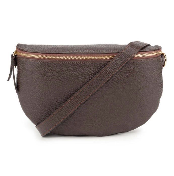 Elie Beaumont Slingbag Large - Chocolate brown