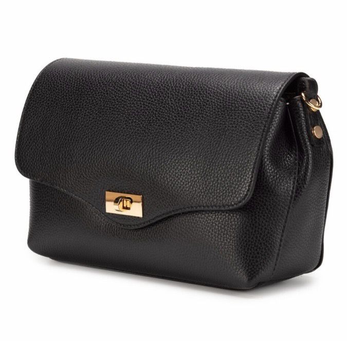 Elie Beaumont Twist Leather- Large - Black