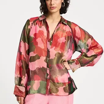 POM Amsterdam Blouse Abstract Shimmer SP9292