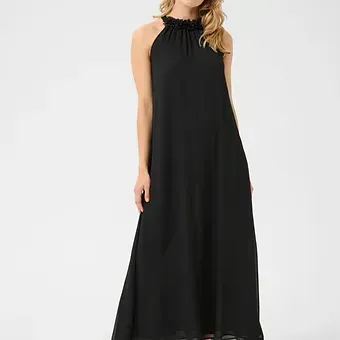 Cream - CREmery Long Dress - Pitch Black