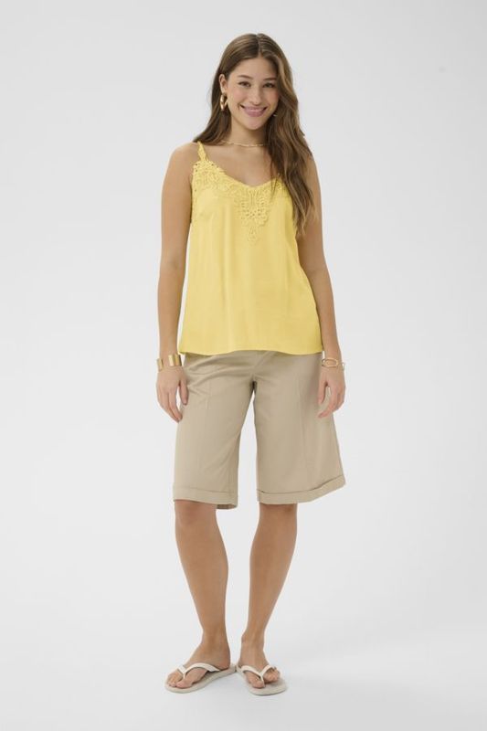 Cream Anna Top - Lemon Meringue Cream Anna Top - Lemon Meringue