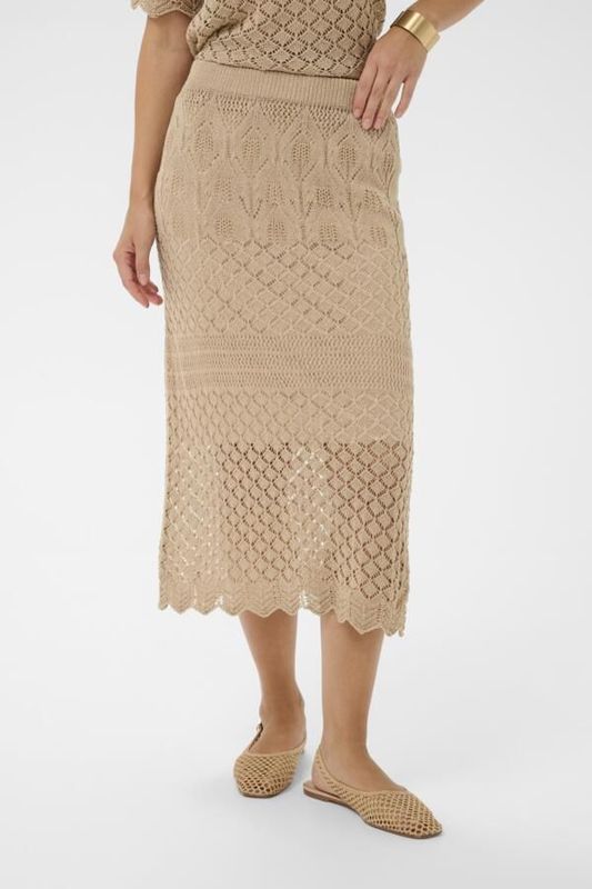 Cream Sevija Knit Skirt - Light Amphora Cream Sevija Knit Skirt - Light Amphora