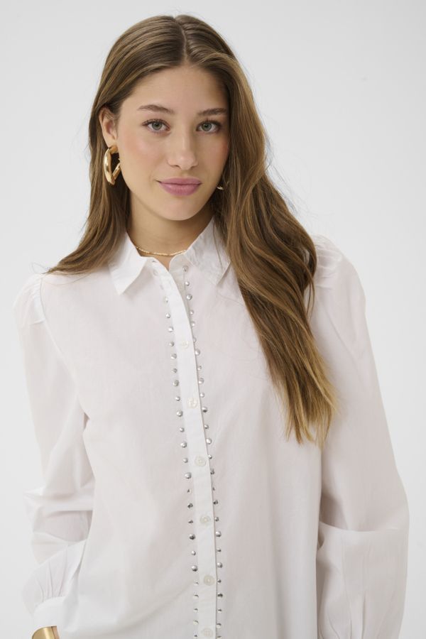 Cream Trista Shirt - 100% Cotton