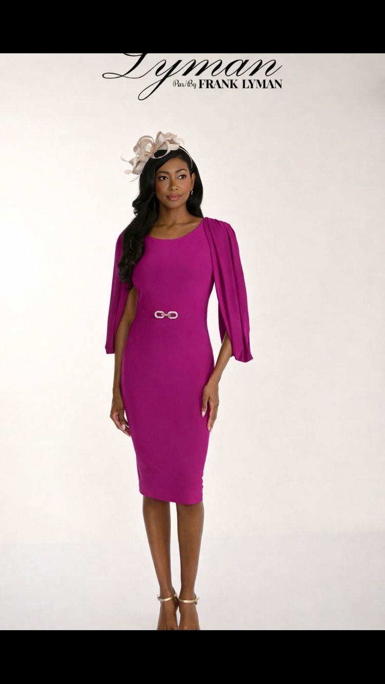 Frank Lyman Magenta Dress -268049