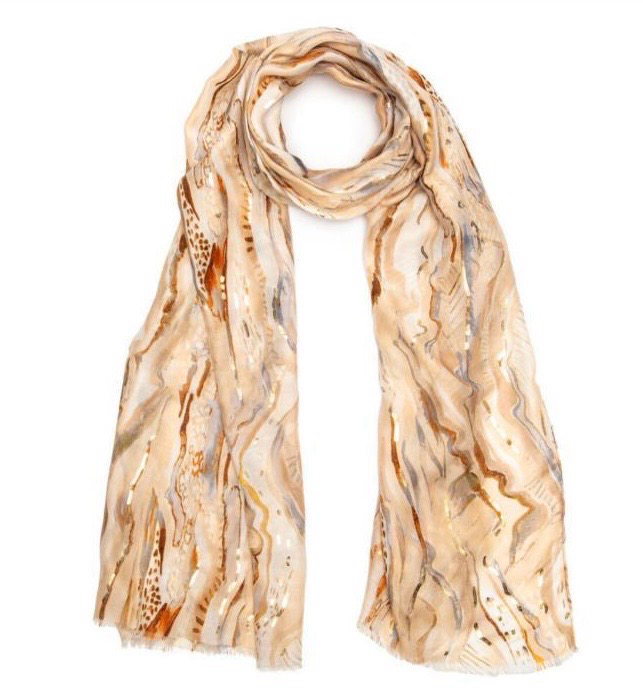 Elie Beaumont Desert Marble Scarf