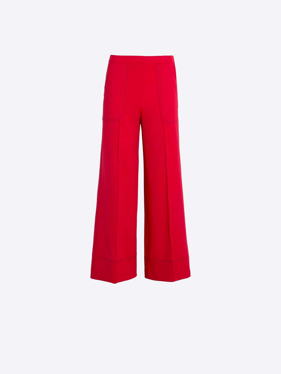 Vilagallo Wide Leg Trousers Red 33274