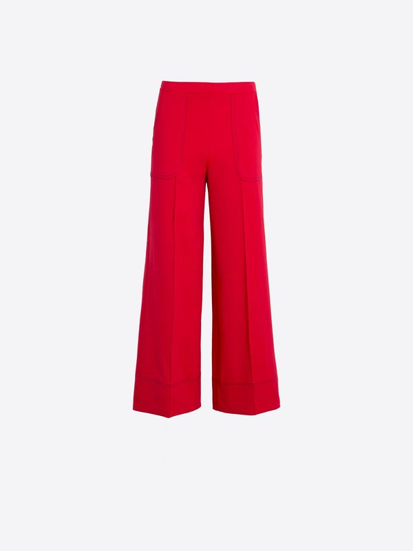 Vilagallo Wide Leg Trousers Red 33274 Vilagallo Wide Leg Trousers Red 33274