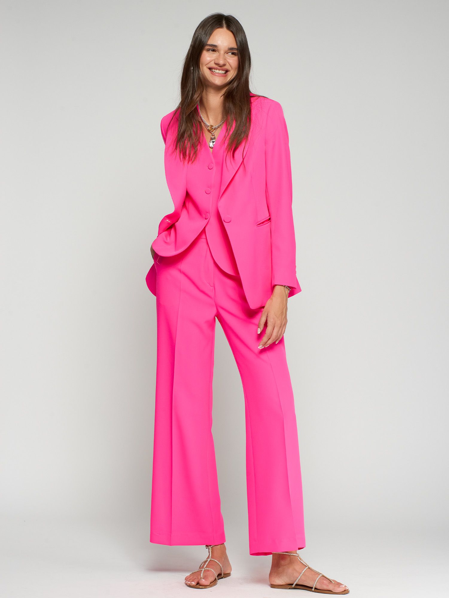 Vilagallo FLUORESCENT PINK JACKET Jacket 33325