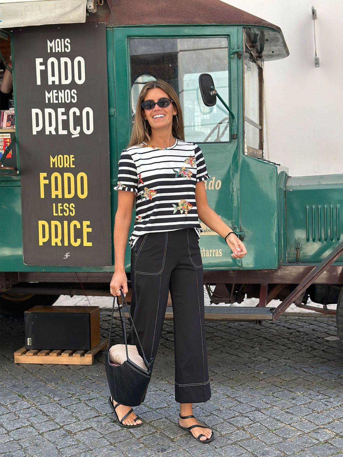 Vilagallo WIDE-LEG BLACK TROUSERS 33273