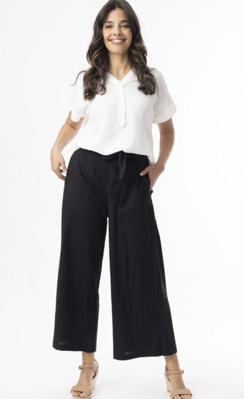 Orienbtique Broderie Essentials Pant Navy 4667 Orienbtique Broderie Essentials Pant Navy 4667