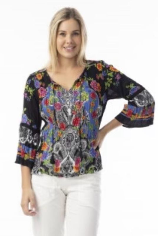 Orientique Boho Tops Shape 1 Paisley Panel Back 82226 Orientique Boho Tops Shape 1 Paisley Panel Back 82226