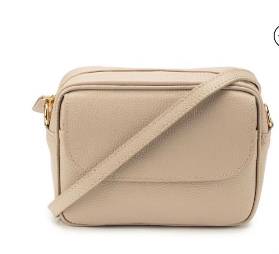 Elie Beaumont Cross Body Town Bag - Biscuit