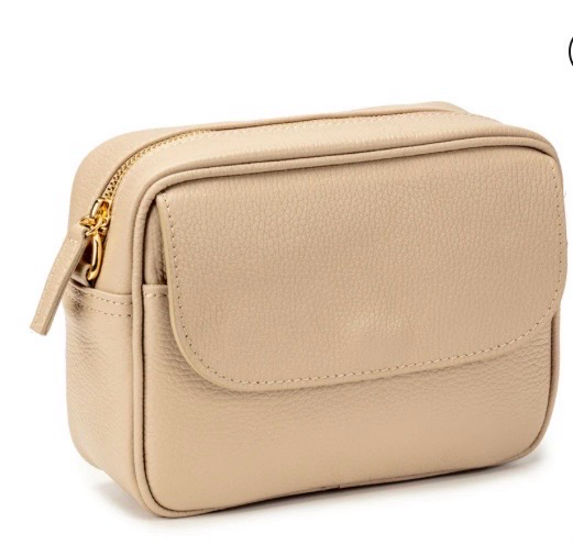 Elie Beaumont Cross Body Town Bag - Biscuit