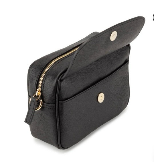Elie Beaumont Cross Body Town Bag - Black