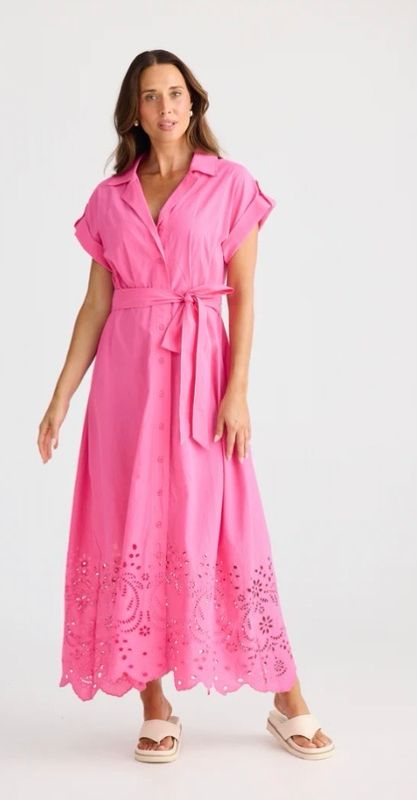 Brave & True Versailles Dress In Pink Brave & True Versailles Dress In Pink