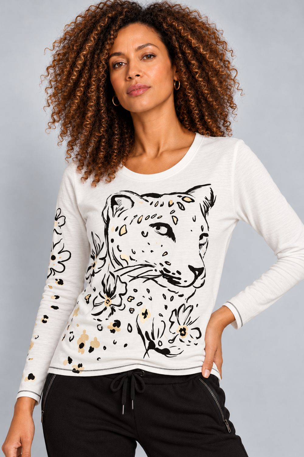 Orly Leopard Face Design Top