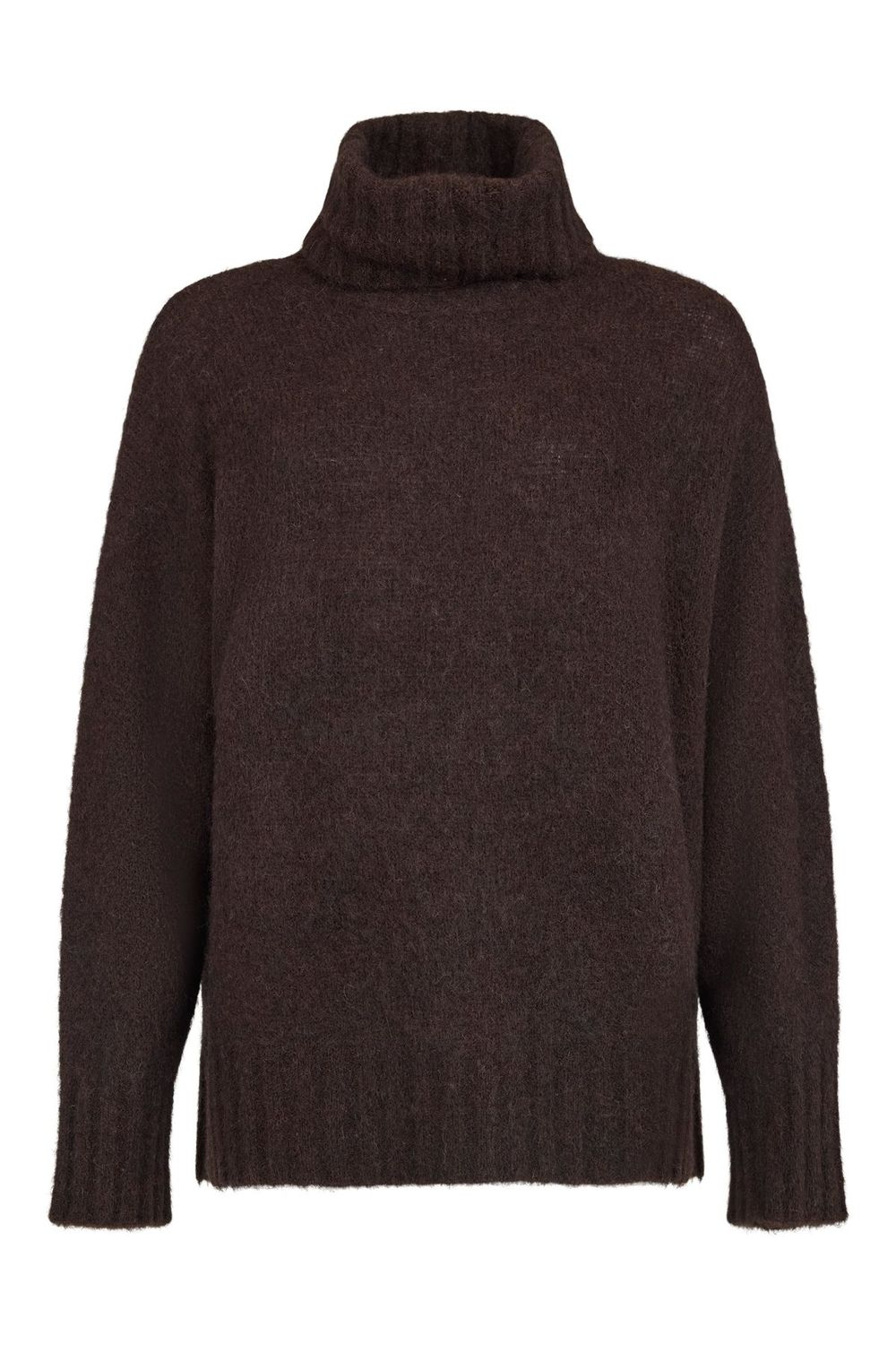 NOEN Pullover 81381- Dark Brown Roll Neck