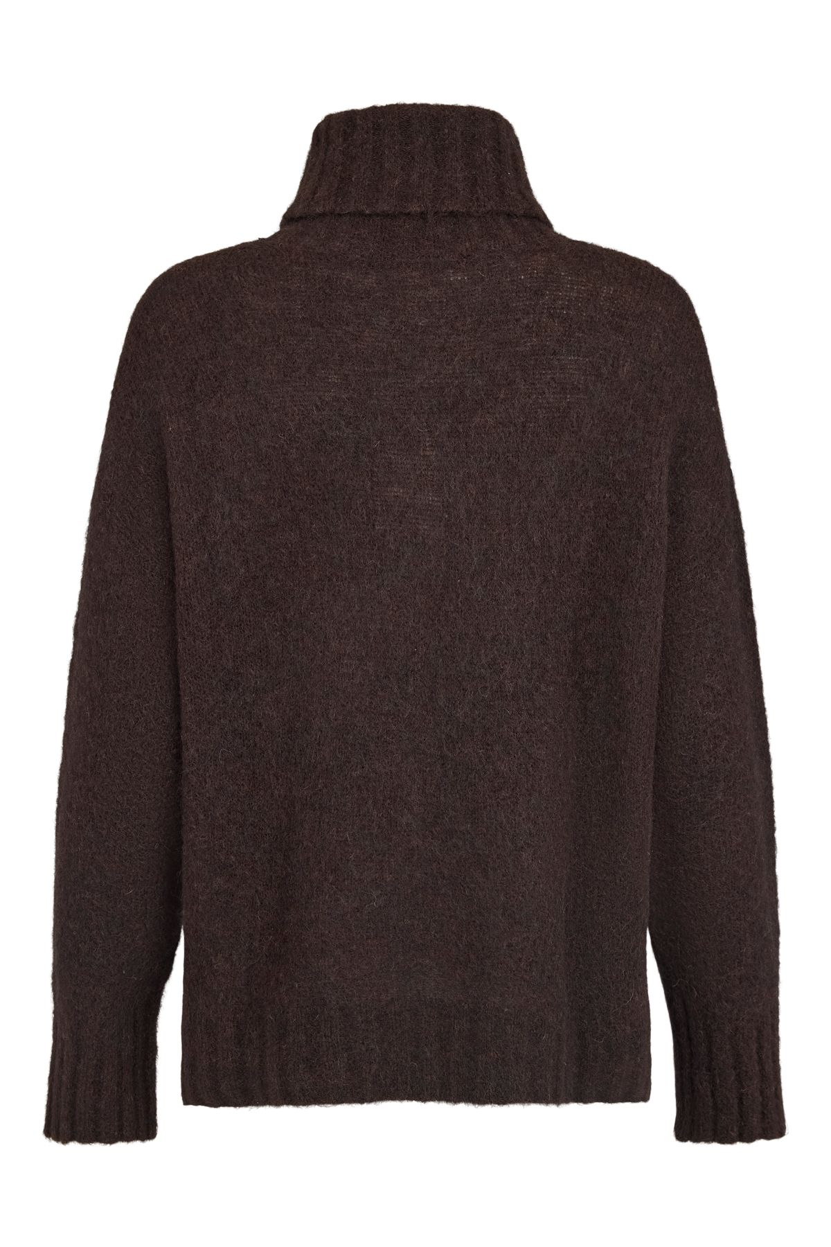 NOEN Pullover 81381- Dark Brown Roll Neck