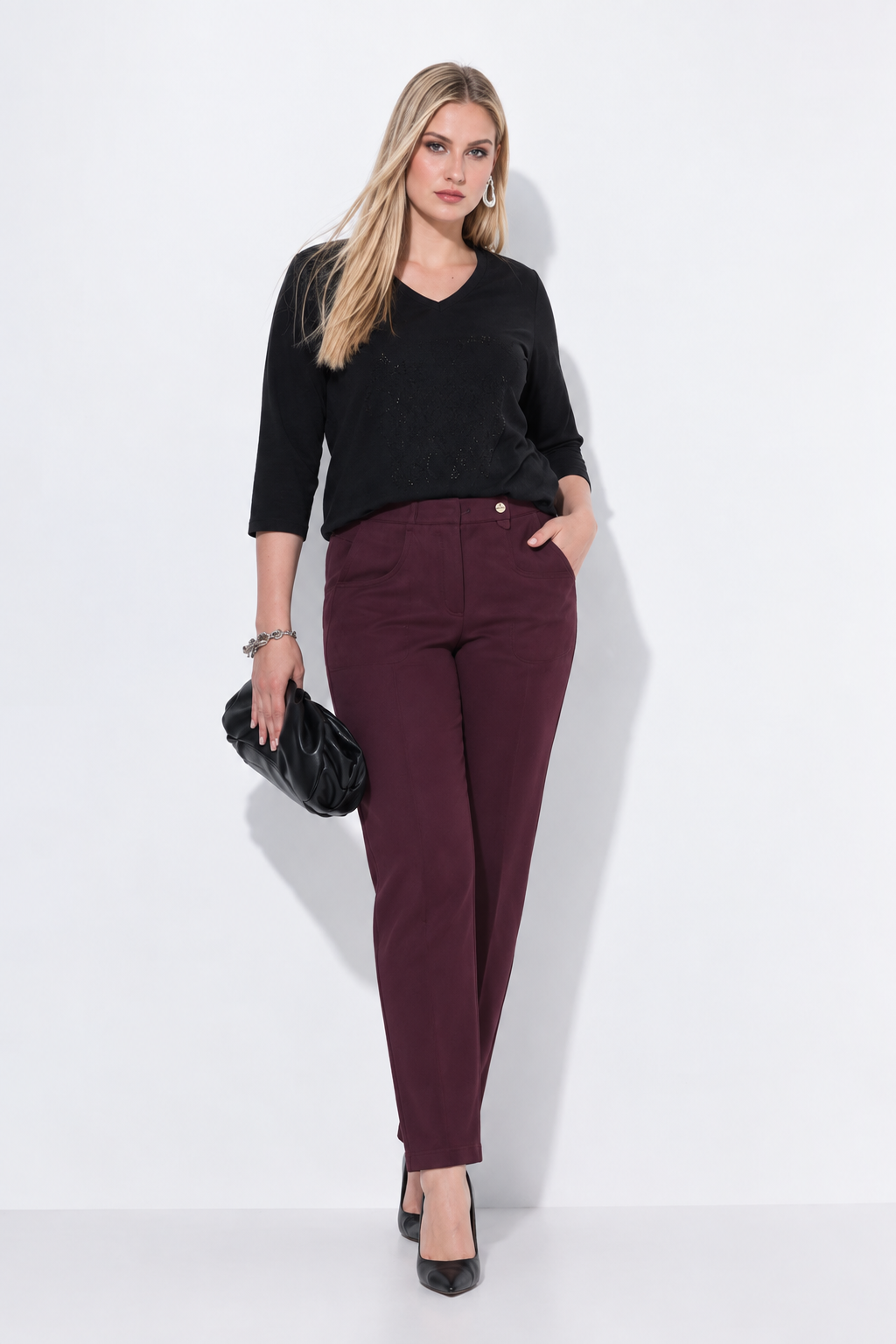 Robell 54501 Sangria Bella Trousers 78cm