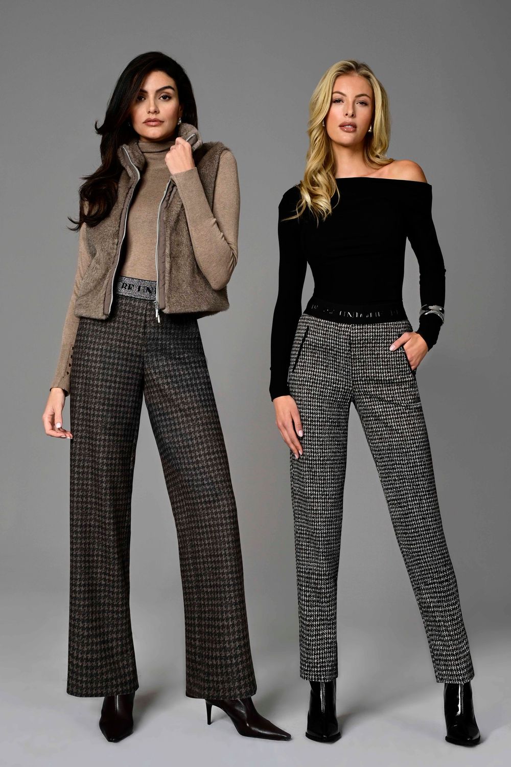 ROBELL TROUSERS NELLY 72 CM DARK GREY
