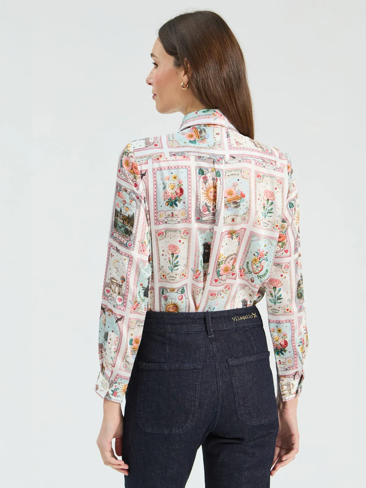 Vilagallo - PRINTED MADRID TWILL SHIRT 33787