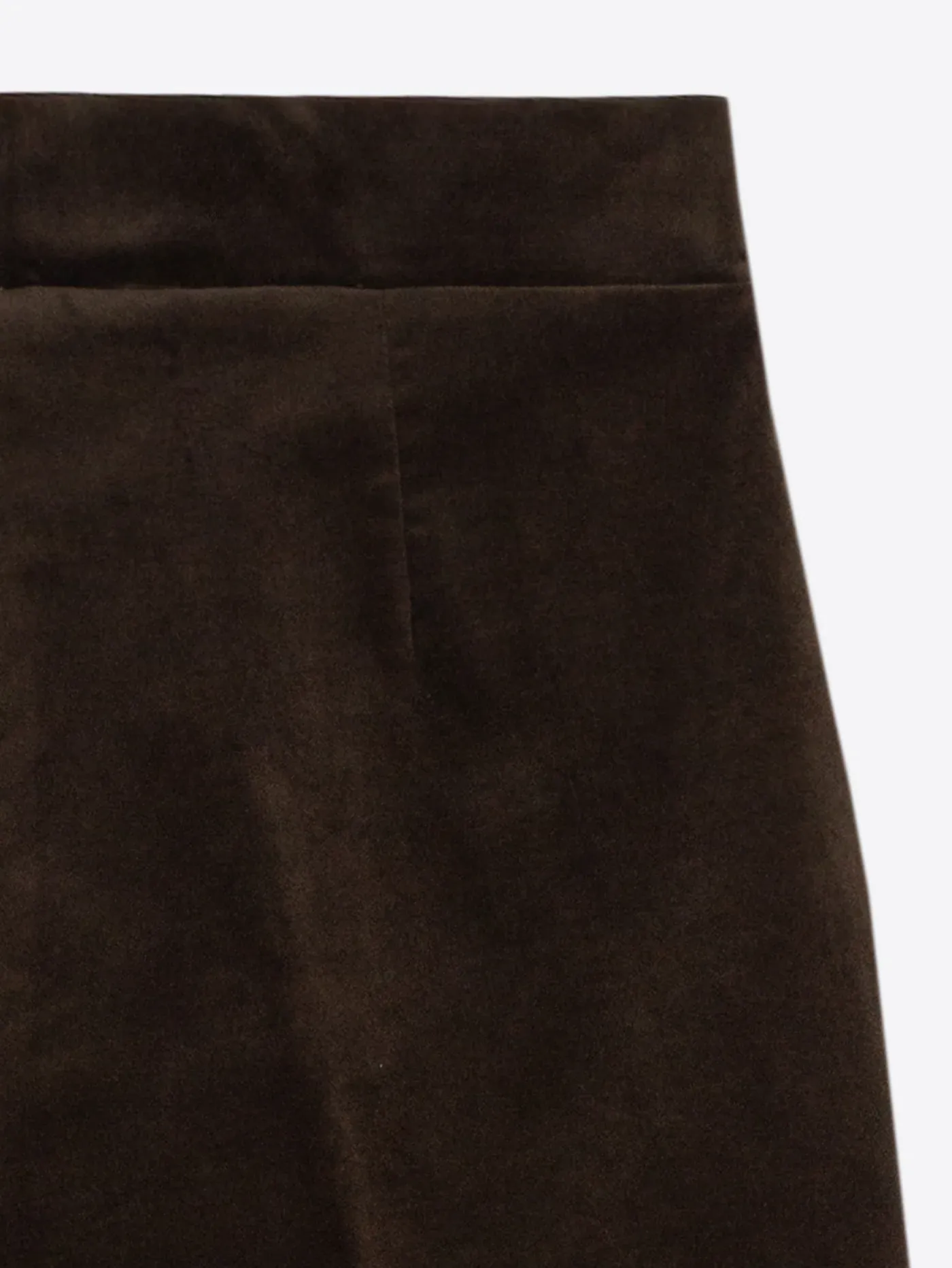Vilagallo HUNTING GREEN VELVET TROUSERS SIDE BUTTONS 34180