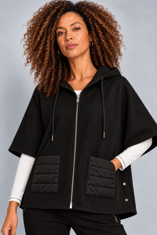 Orly Hooded Short sleeve Jacket/ Coat Orly Hooded Short sleeve Jacket/ Coat