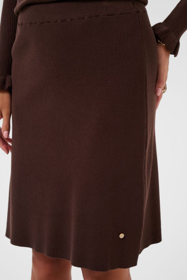 CREAM CRDela Knit Skirt 10614297 Java