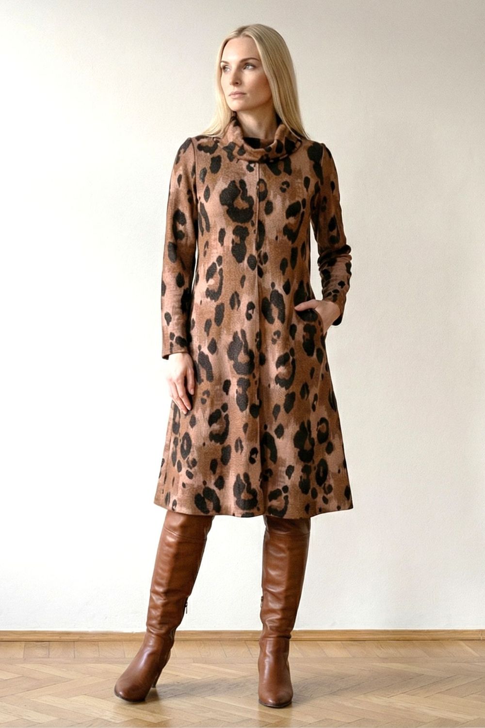 ALLISON 61330 Leopard Print Dress ALLISON 61330 Leopard Print Dress