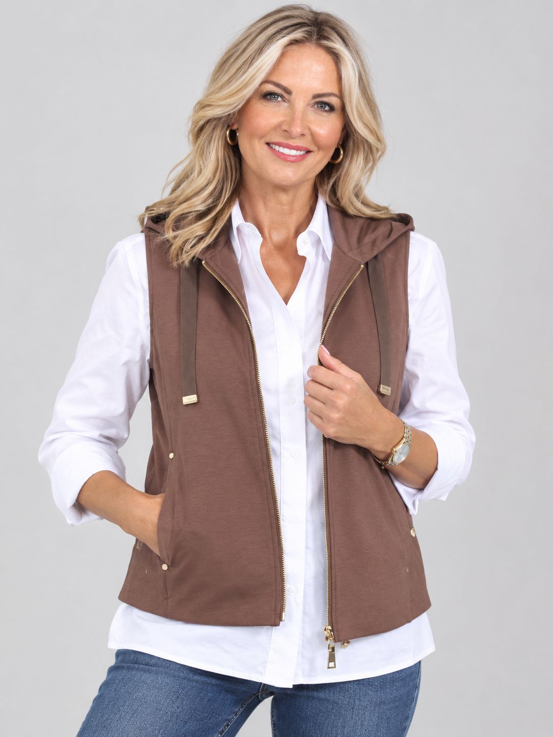 Orly 262126 Pecan Super Soft Gilet Orly 262126 Pecan Super Soft Gilet