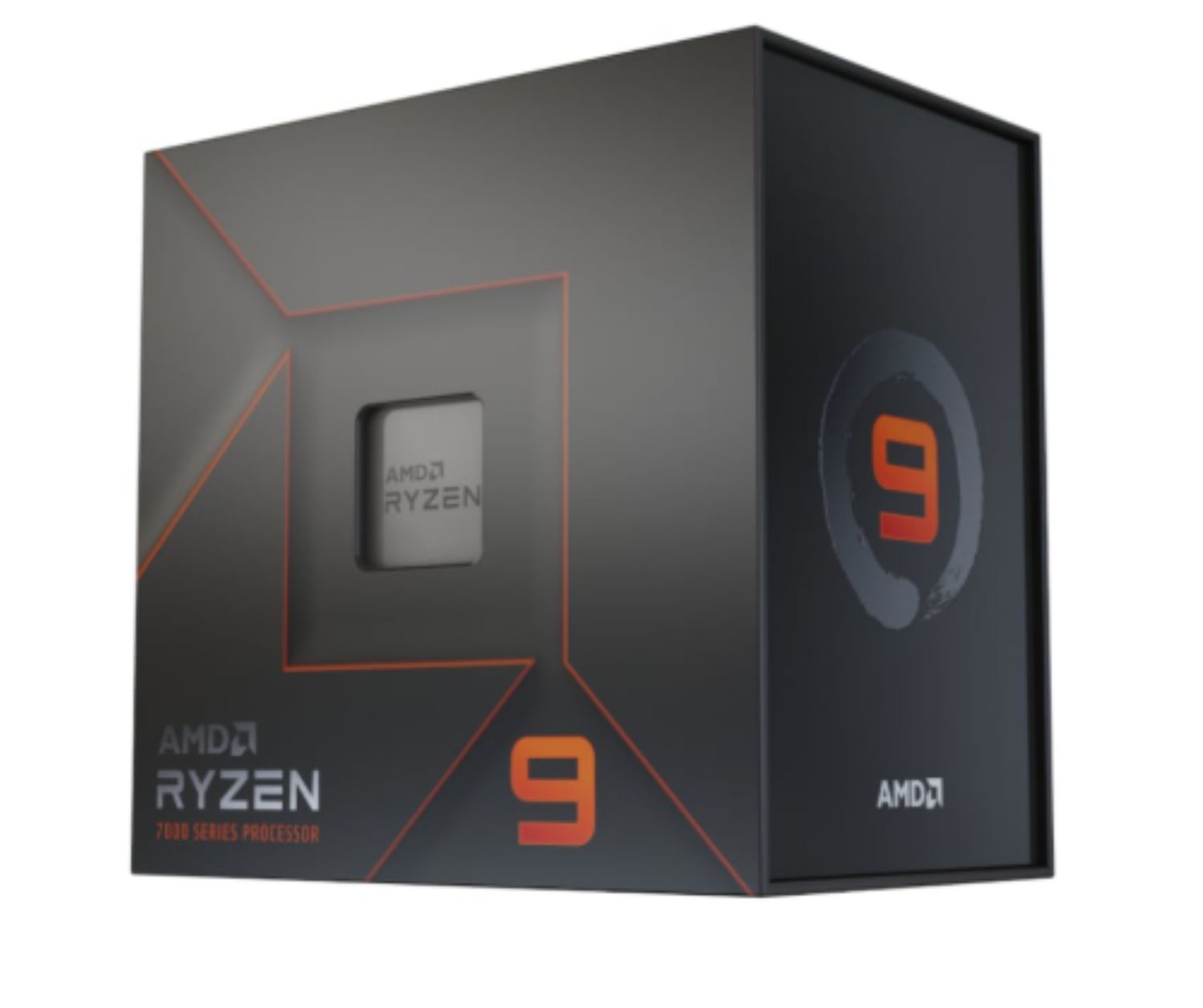 AMD Ryzen 9 7900X, AMD Ryzen™ 9, Socket AM5, AMD, 7900X, 4.7 GHz, 64-bit -(No CPU FAN)