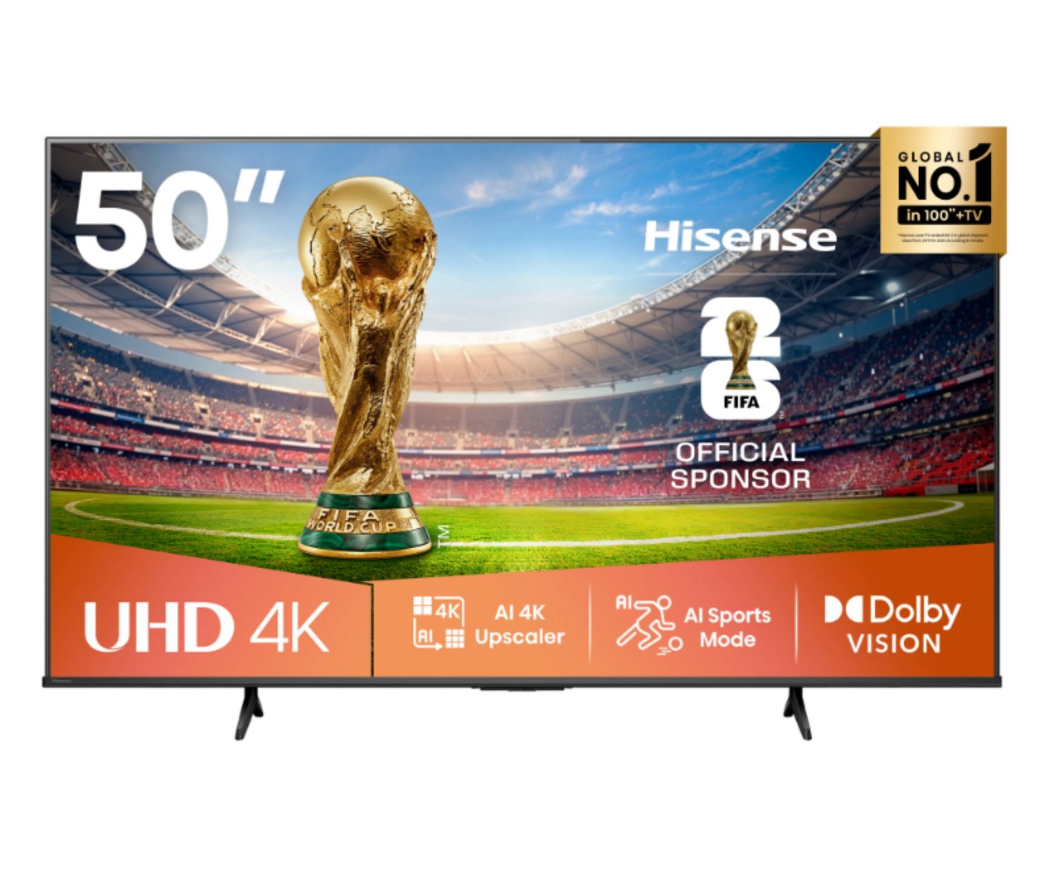 Hisense 50-inch Smart 4K UHD TV-50A6Q