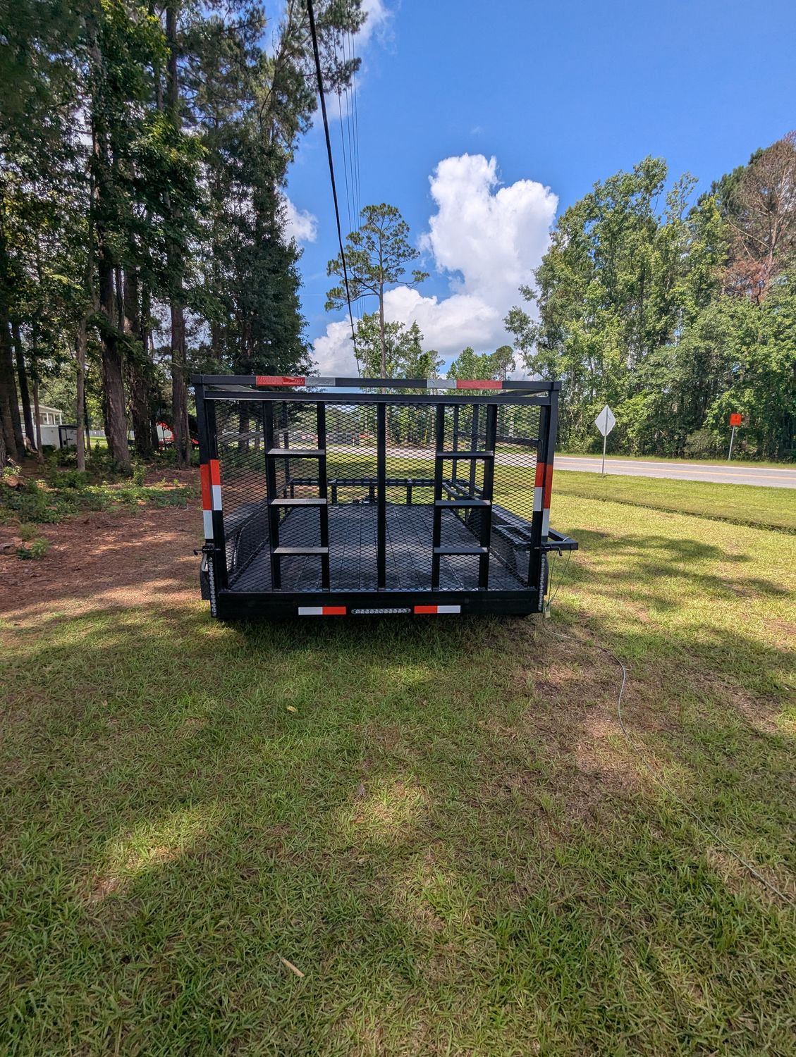 7x12 Tandem Axle Open Pressure Washer Trailer