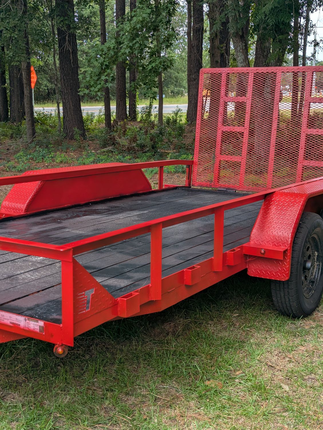 6x14 Tandem Axle Utility Trailer
