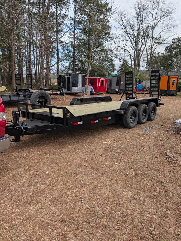7x20 Triple Axle Heavy Duty Equipment Trailer