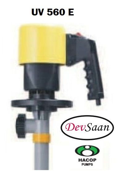 Drum Pump Polypropylene UV 560 E Pompa Drum 100 Cm
