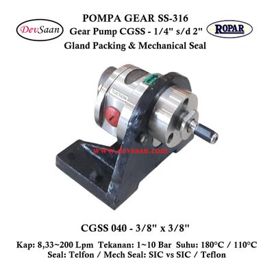 Gear Pump CGSS 040 (GP) Pompa Roda Gigi