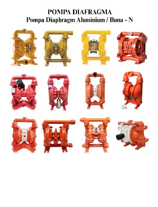 Aluminium Buna-N Pneumatic Diaphragm Pump