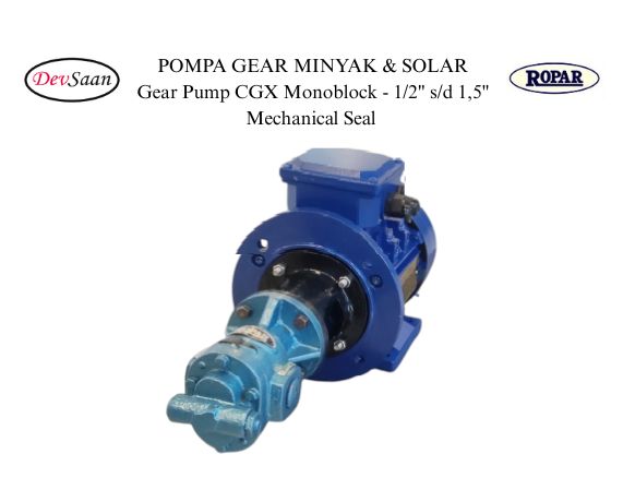 Gear Pump Helikal CGX Monoblok
