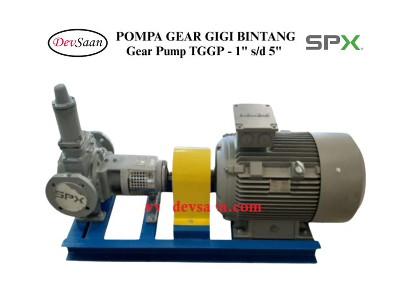 Internal Gear Pump TGGP Pompa Gigi Bintang Terkopel