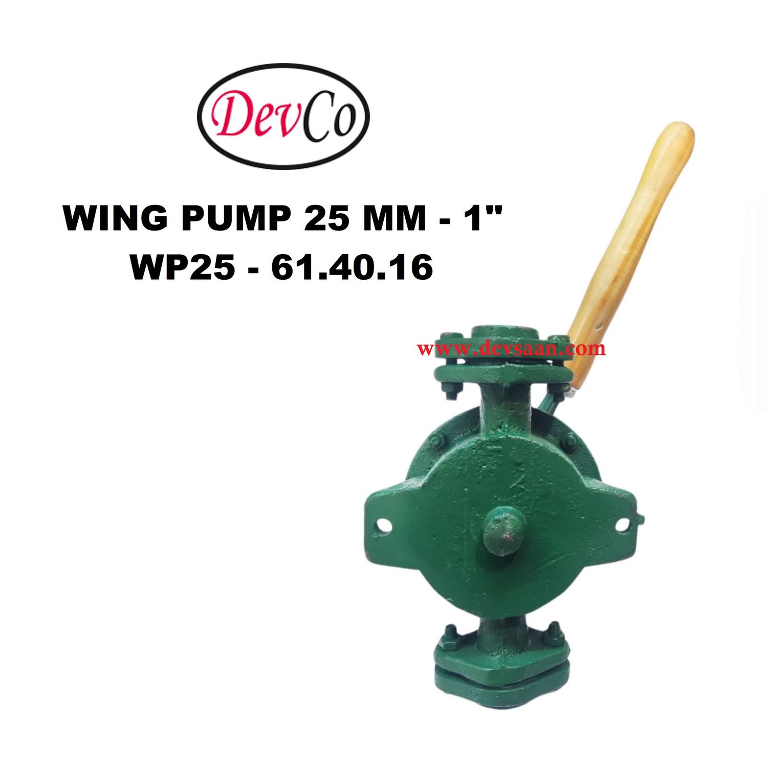 Wing Pump Hand Operated - 25 mm