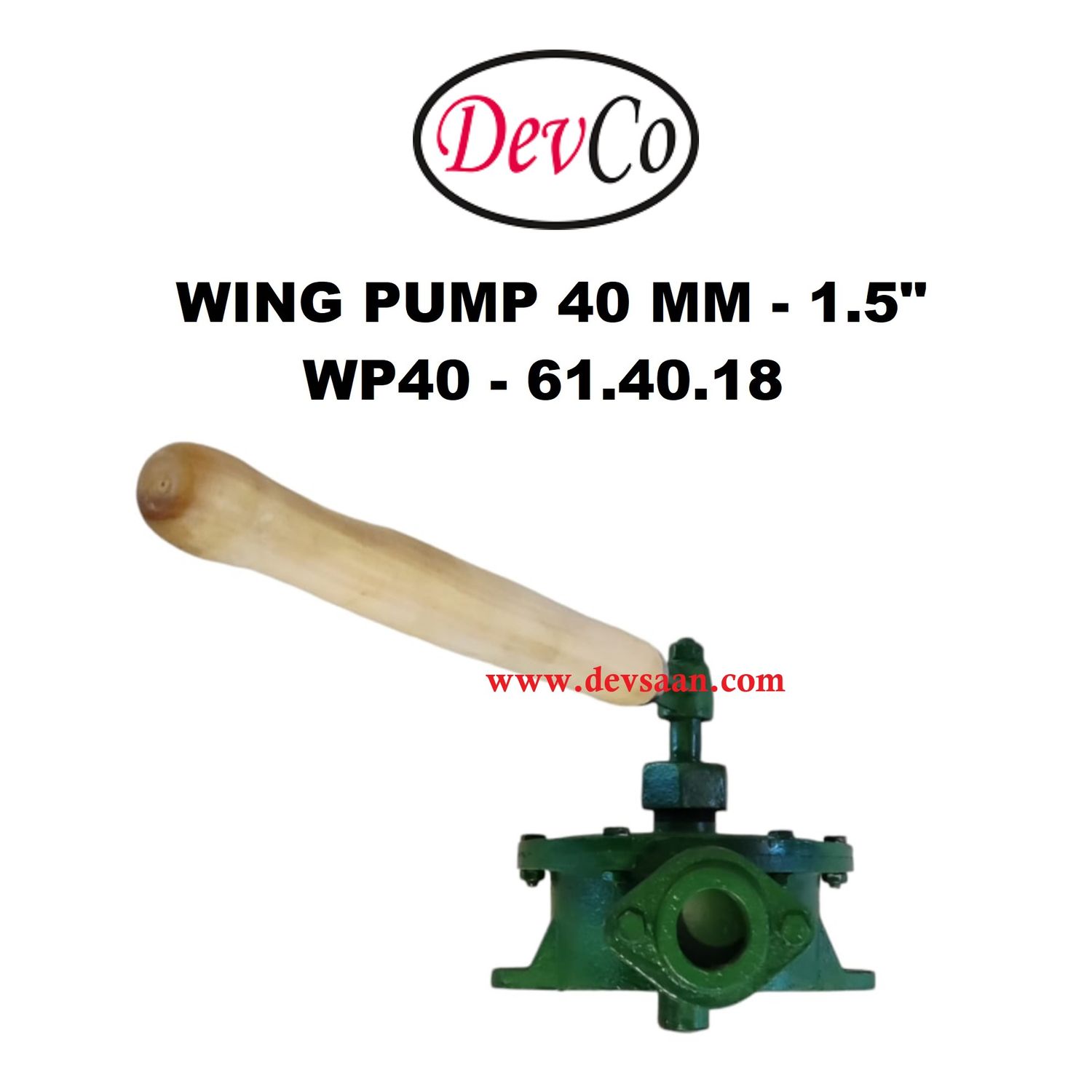 Wing Pump Hand Operated - 40 mm