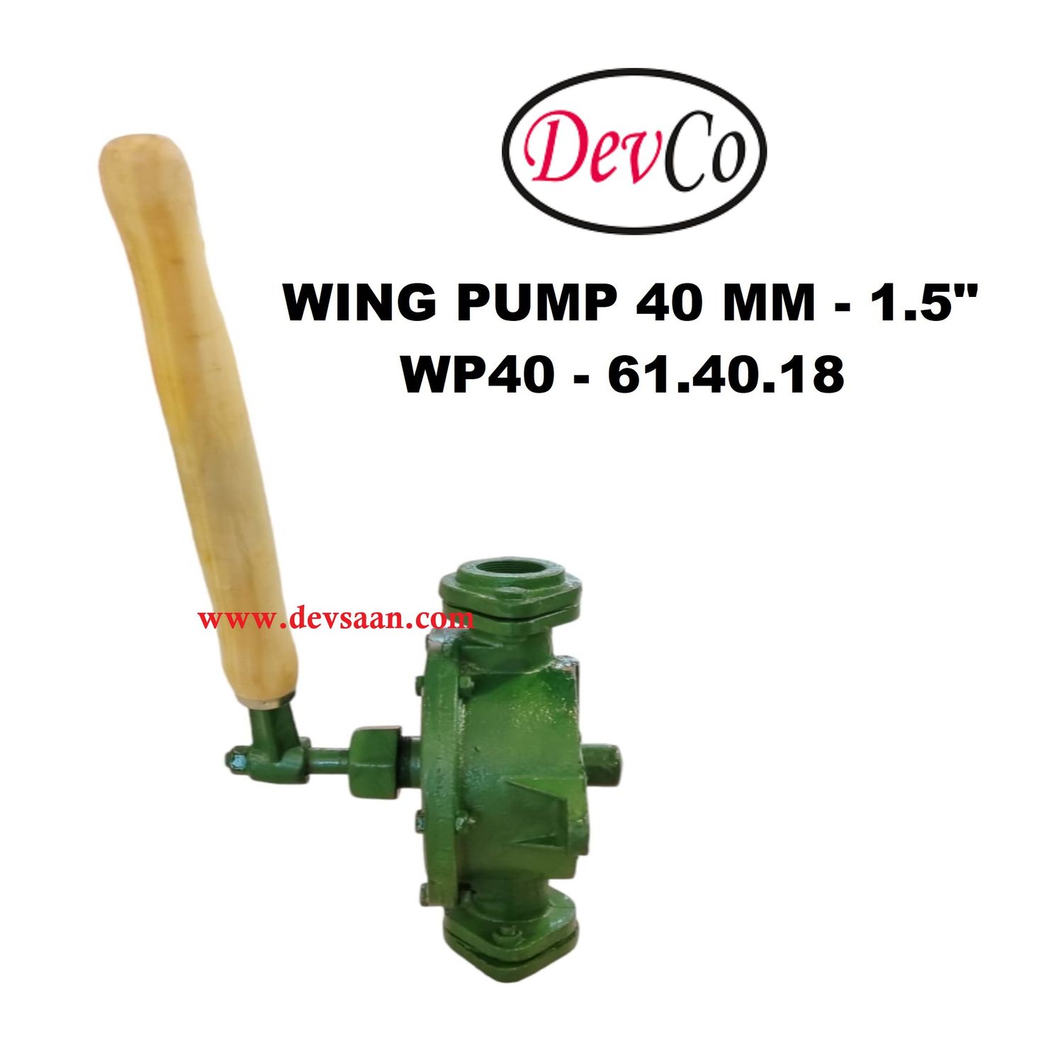 Wing Pump Hand Operated - 40 mm