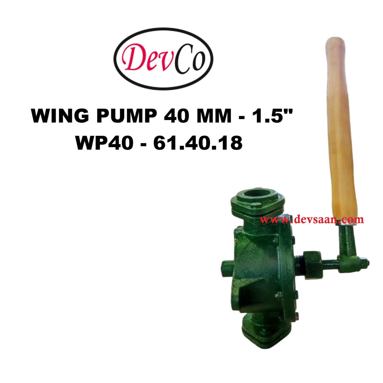Wing Pump Hand Operated - 40 mm