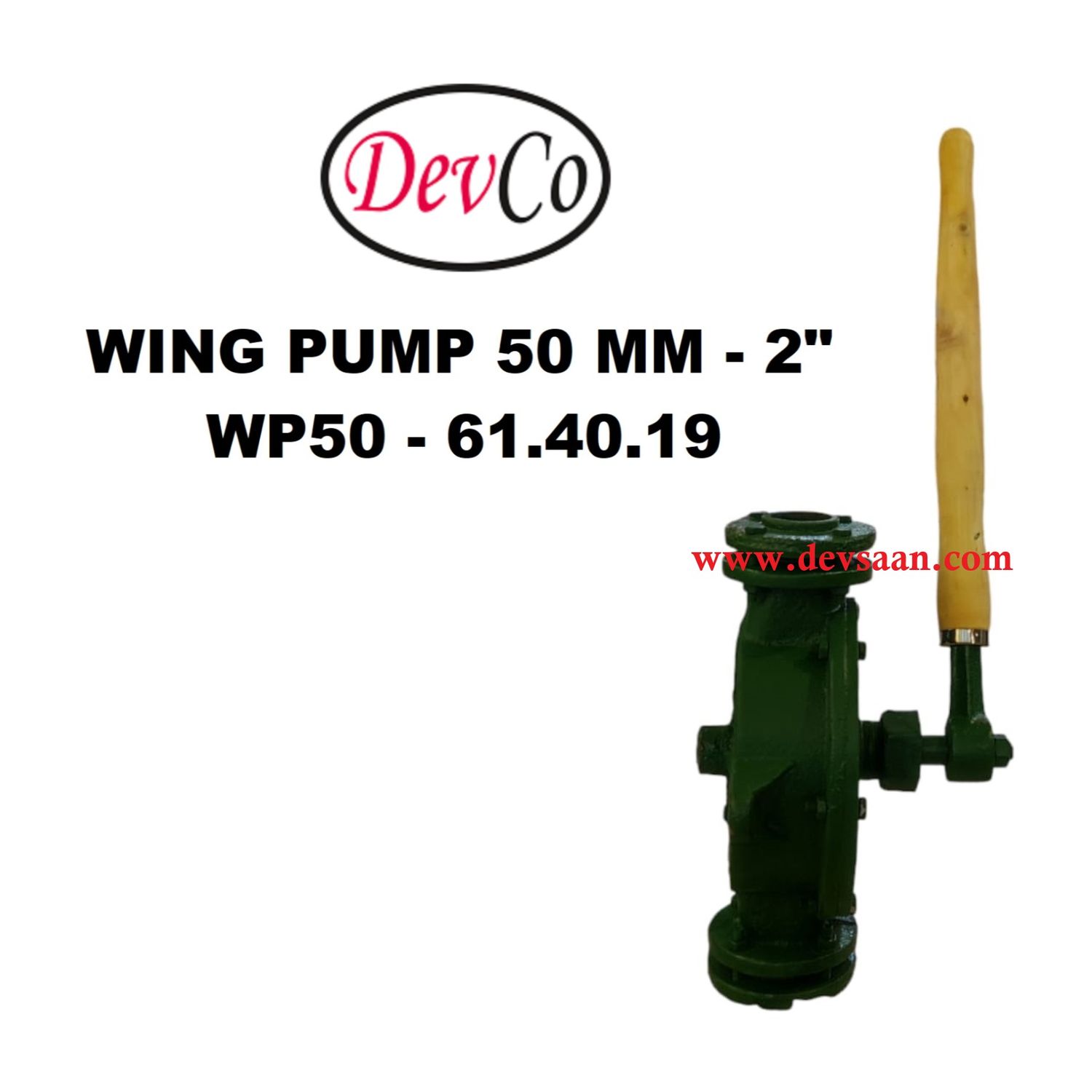 Wing Pump Hand Operated - 50 mm