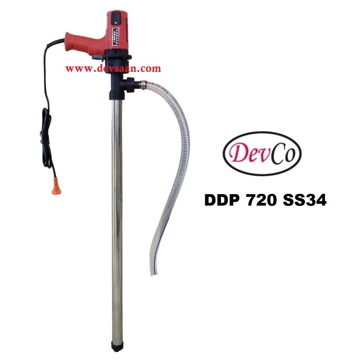 Drum Pump SS-304 DDP 720 SSAC Pompa Drum AC 220V