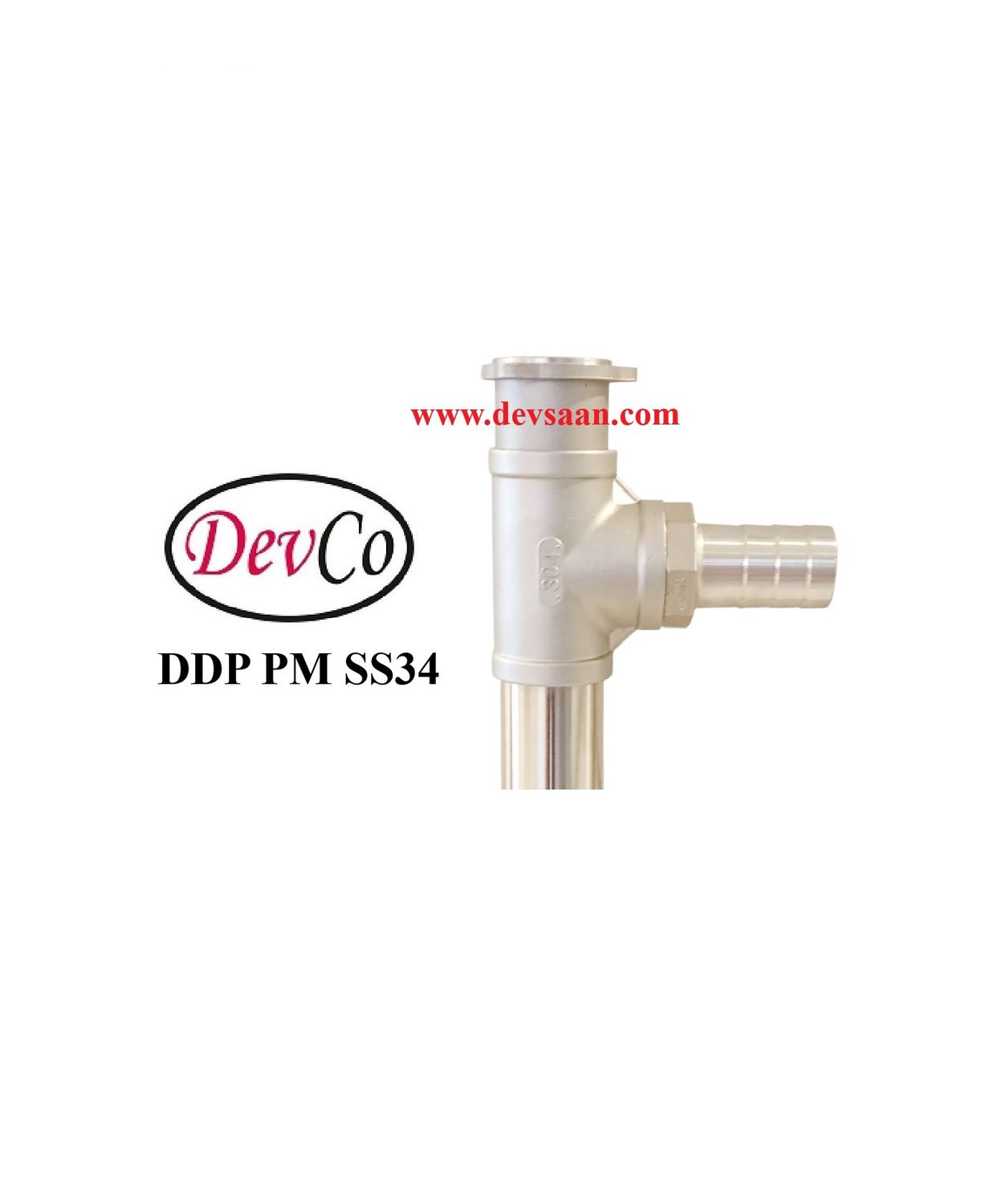 DDP PM SS34 - Pneumatic Pump SS304